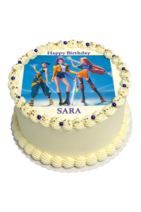 Round Picture Print Cake