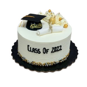 Two Layer Graduation Cake