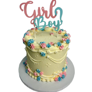 Little Bloom Reveal Cake