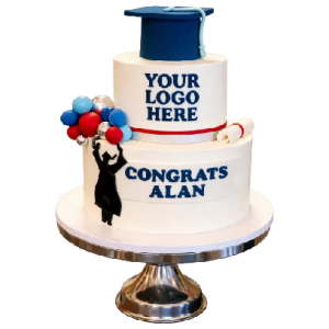 2 Tier Custom Image Cake