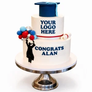 2 Tier Custom Image Cake