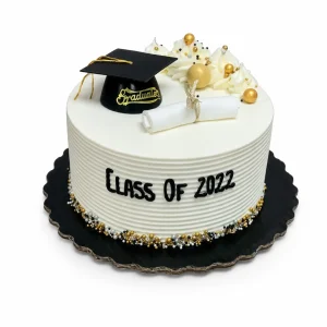 Two Layer Graduation Cake