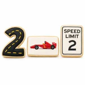 Racing Birthday Cookies