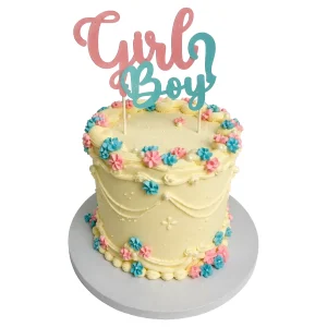 Little Bloom Reveal Cake