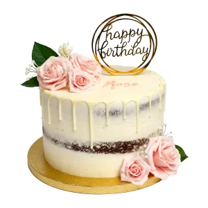Naked Cake with a Drip