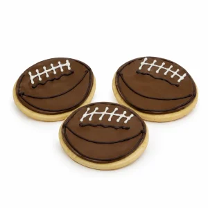 Football Sugar Cookies