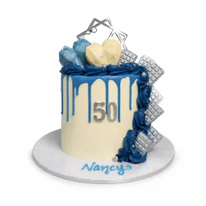 Drip Cake With Hearts
