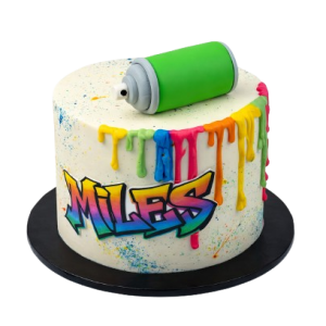 Spray Paint Cake
