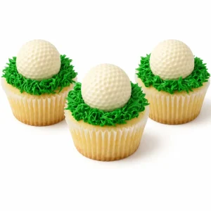 Golf Ball Cupcakes