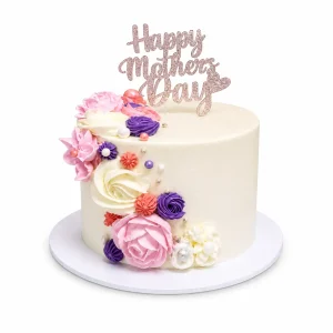 Mother's Day Topper & Flowers Design
