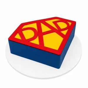 Superman Dad Cake