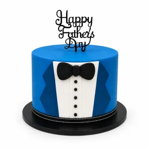 Father's Day Bow Tie Cake