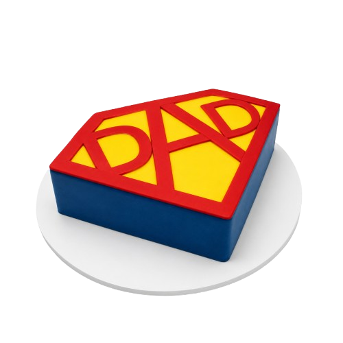 Superman Dad Cake