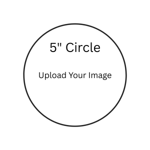 5" Circle Edible Image